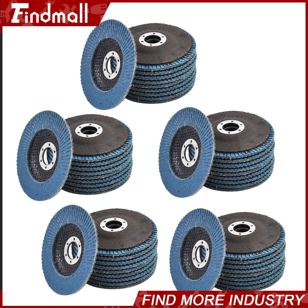 Findmall 4-1/2” x 7/8” Flap Discs T29 Premium Zirconia Sanding Grinding Discs