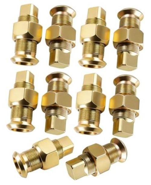 Wheel Outer Inner Cap Nut Set Fit for Stud Piloted Wheel Cap Nut Inner +Outer