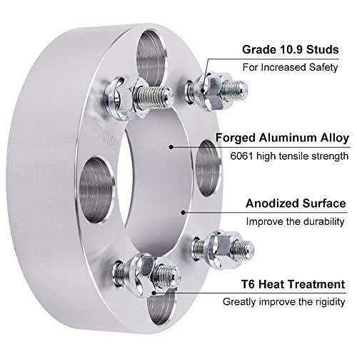 4PC 4×137 to 4×156 ATV UTV Wheel Adapters 1.5 Inch with 12×1.5 Studs