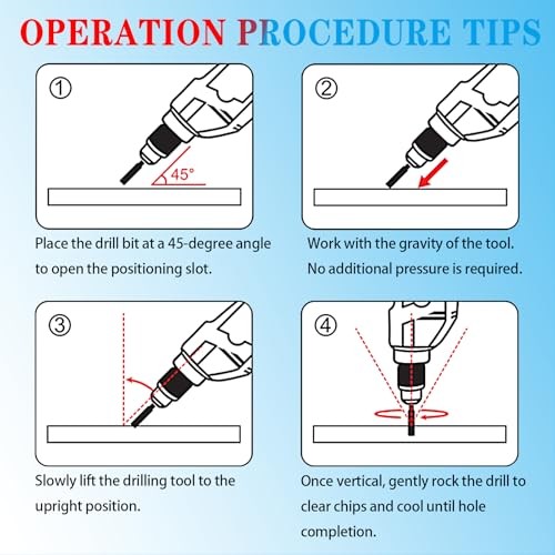 10 Pack Dry Diamond Drill Bits & Tile Drill Bit Set 10 Pcs Diamond Drill Bit