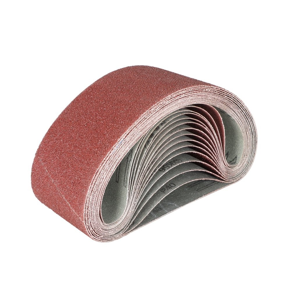 15x Mix 4″ x 24″ Sanding Belts Aluminium Oxide 40/80/120 Grit Sander Abrasive