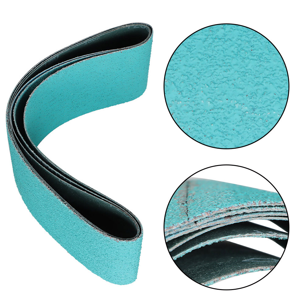 3 PK Grits 4 X 36 Inch Metal Grinding Zirconia Sanding Belts 40, 80, 120