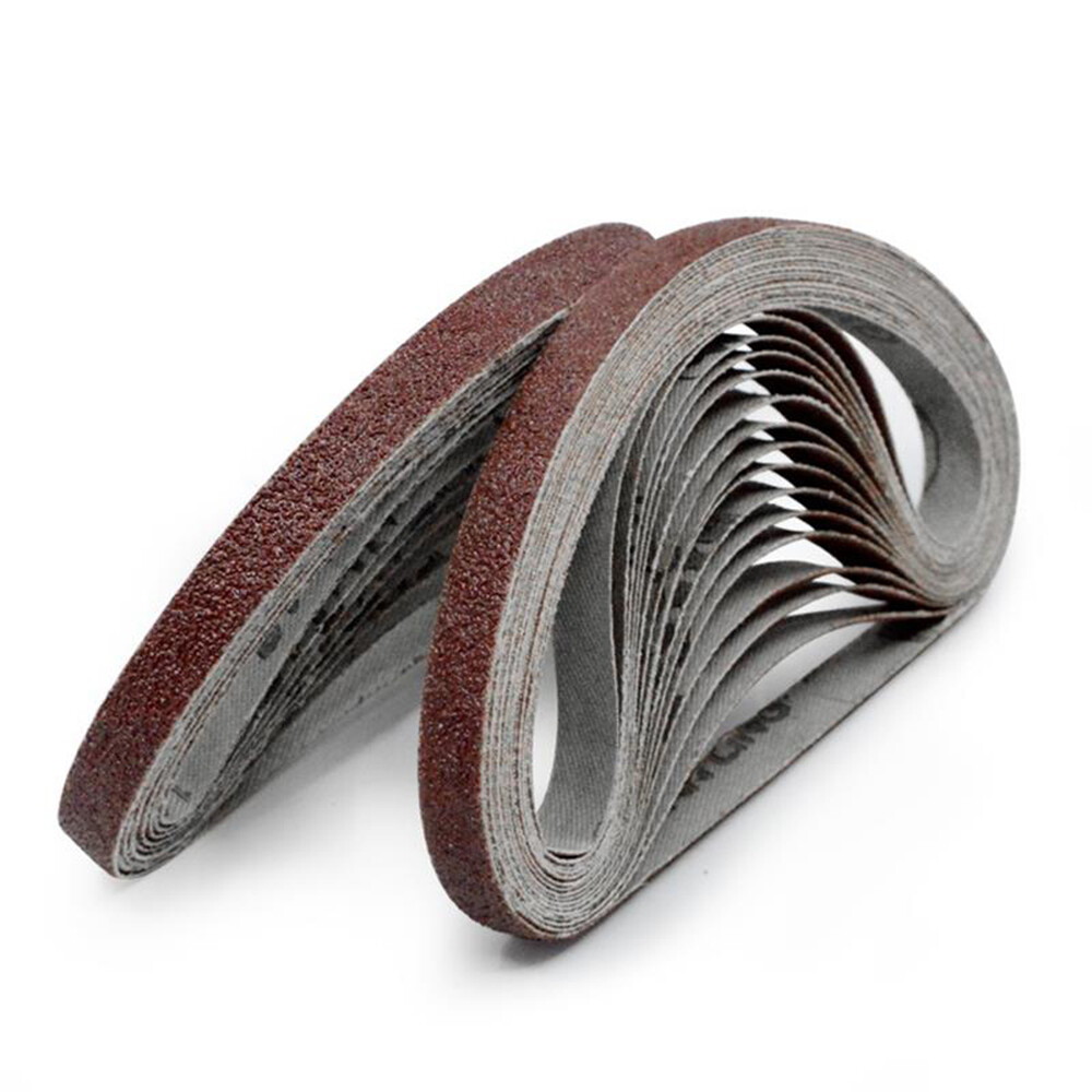 10pcs 10x330mm Abrasive Sanding Belts 1000 Grit Sanding Grinding Polishing Tools