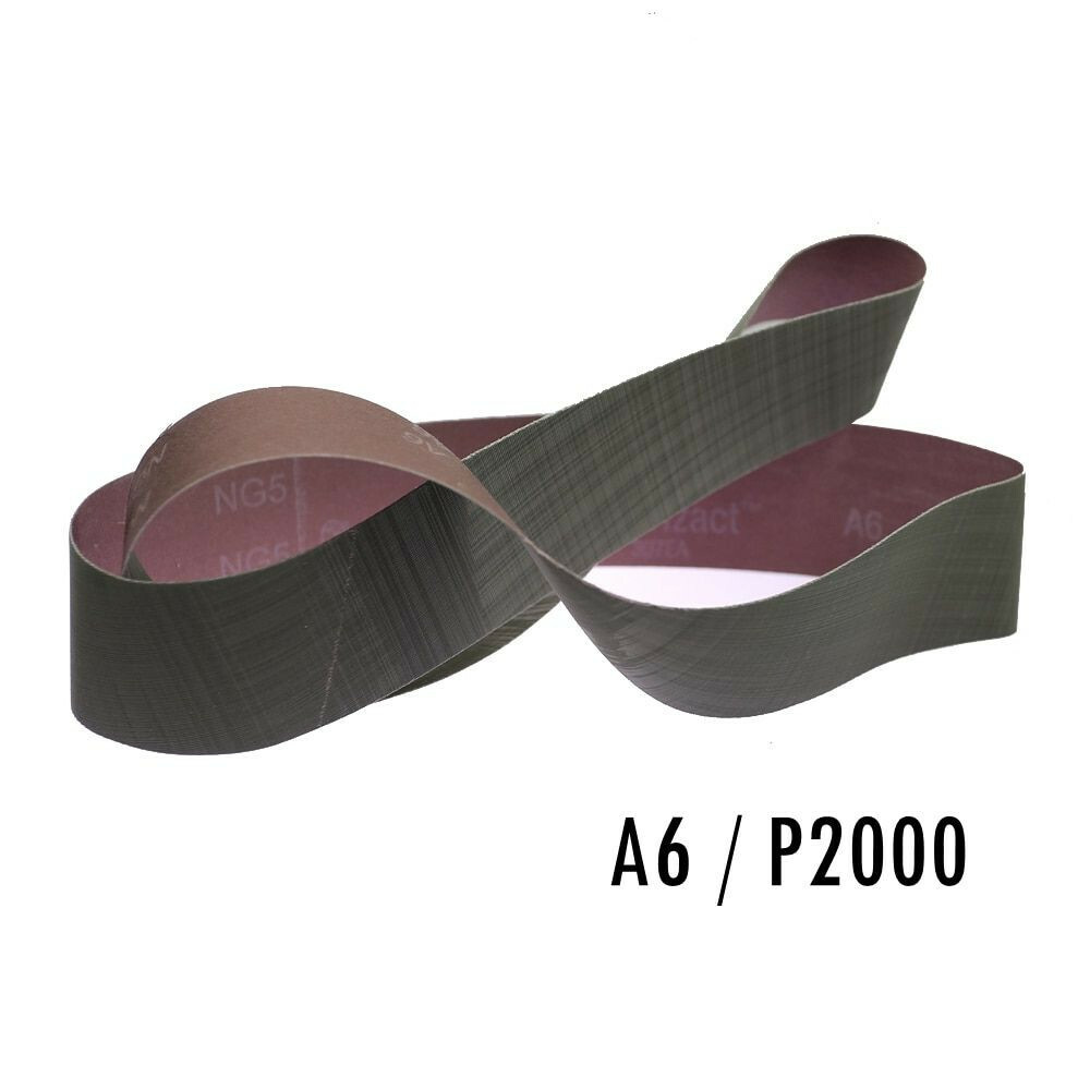 6 Pcs 1220/2000x50mm Sanding Belt Stainless Steel Polishing A3 A5 A6 A16 A30 A65