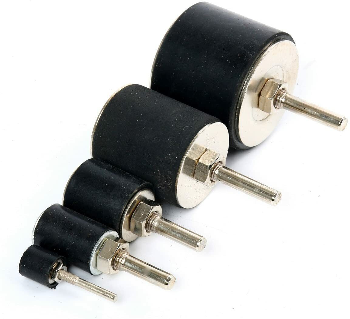 25 Pc Sanding Round Drum Set for Woodworking Drill Press Sander Sleeves Tool set