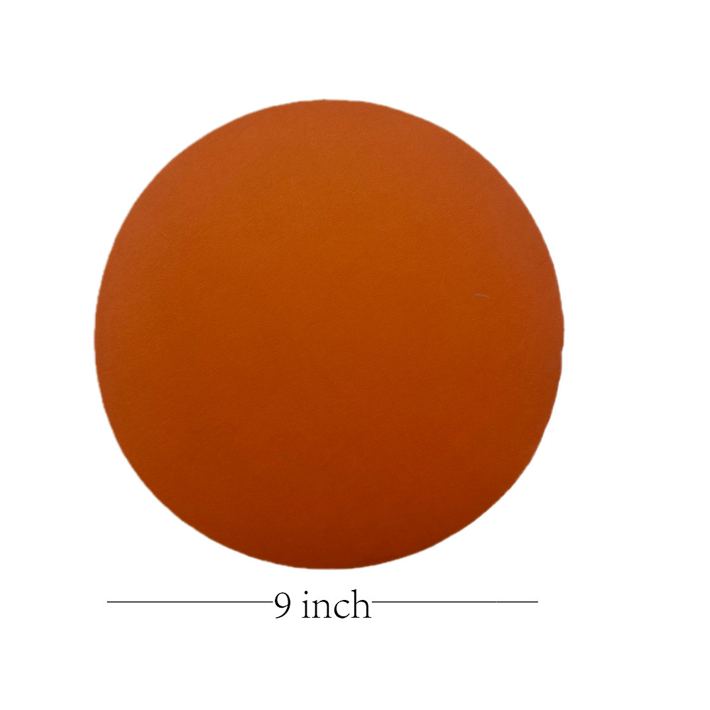 9″ Ceramic Orange Sanding Discs Hook & Loop Backing Sandpaper for DA Sander