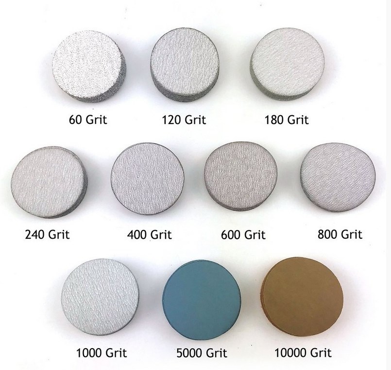 2″ 50pcs Assorted Grits Sanding Discs with 6mm Shank Backing Pad + Foam Pad