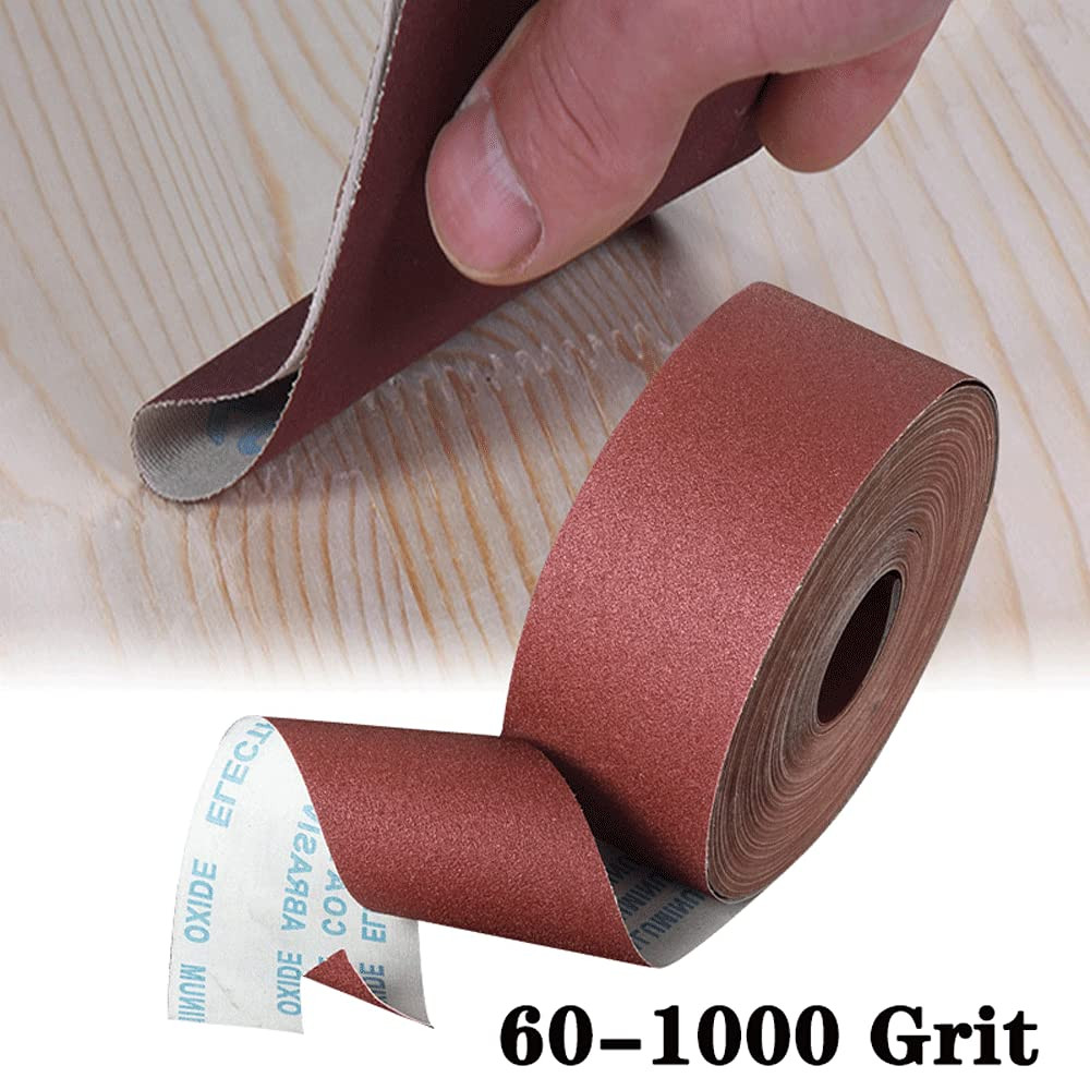 1000 Grit Sandpaper Roll, 1 Metre X 115 Mm Aluminum Oxide Emery Cloth Abrasive P