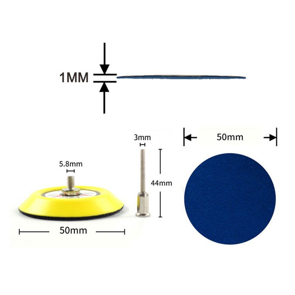 Wide Application 2 Inch Sandpaper Disc Set for Rust Removal and Paint Removal