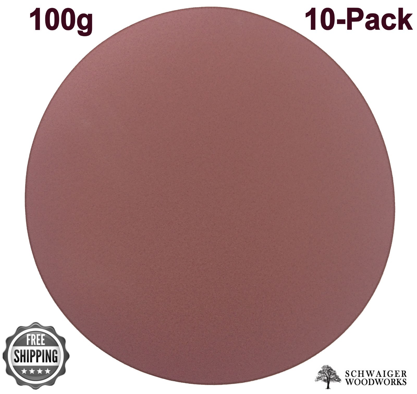 Klingspor 20″ inch diameter Sanding Disc, 100 grit, 10 pk, Peel & Stick Germany