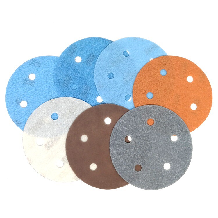 5 Inch 125mm Wet and Dry Sanding Discs Sandpaper Film Pads 600-4000 Grit 5 Hole