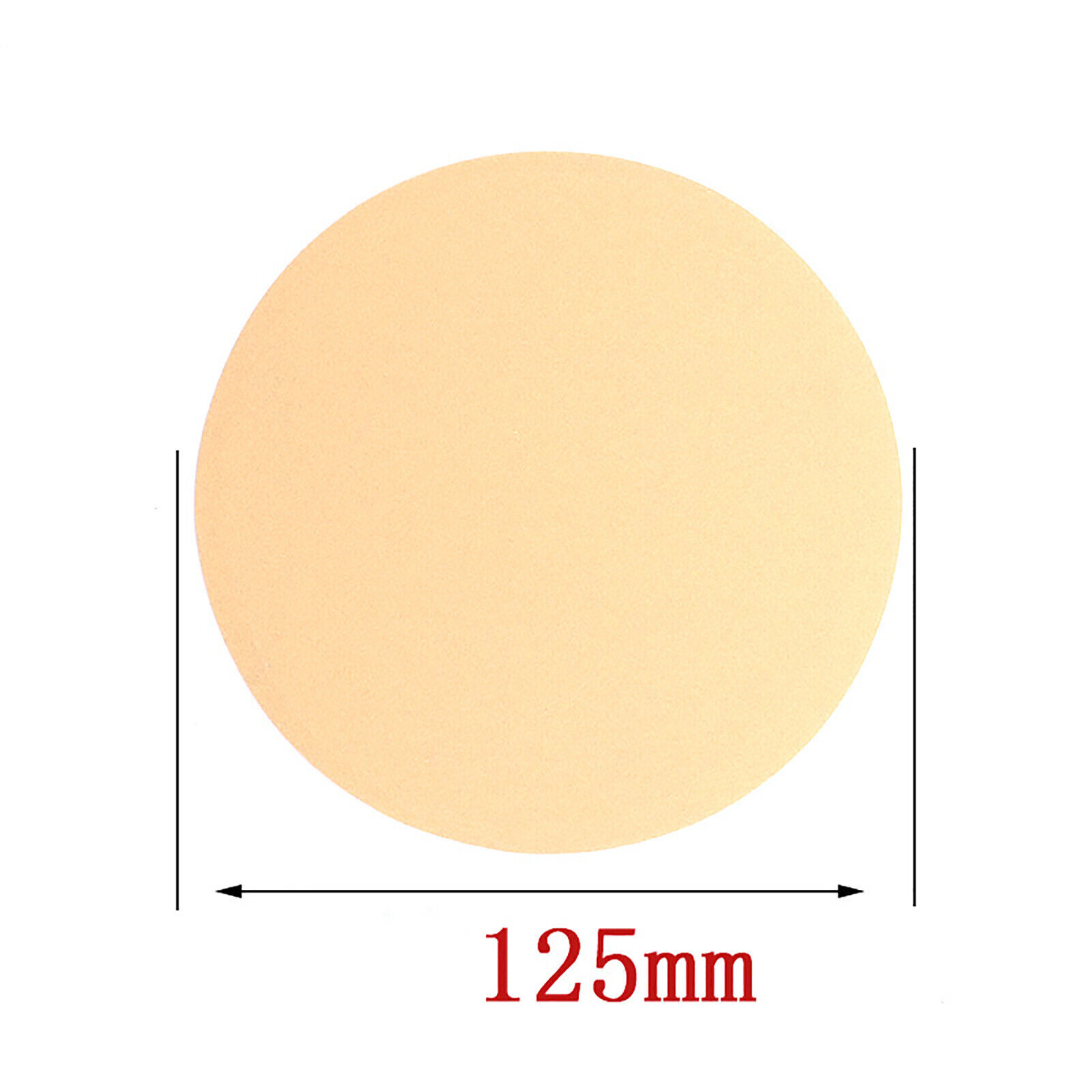 125mm 5 inch Yellow Sticky Backed Pad Self Adhesive Sanding Discs 60-1000 Grit