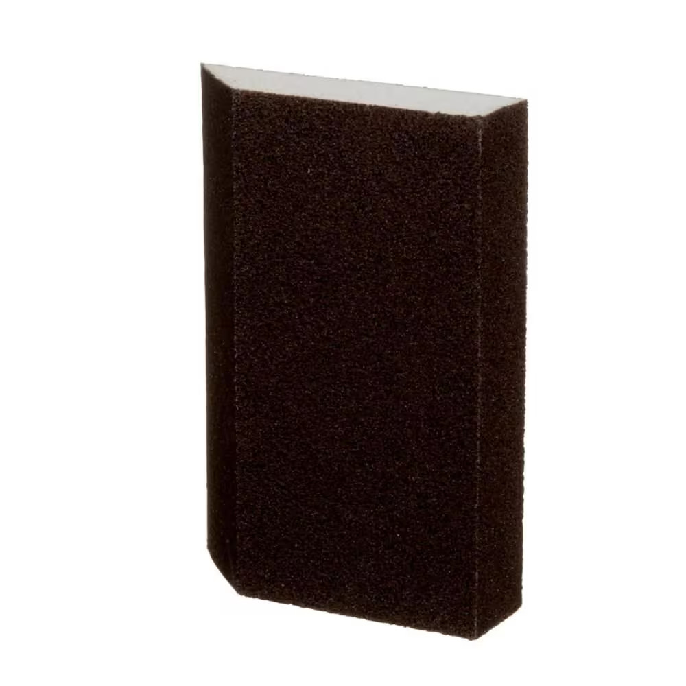 General Purpose Sanding Sponge 2 7/8 In. X 4-7/8 In. 120 Fine-Grit Single Angled