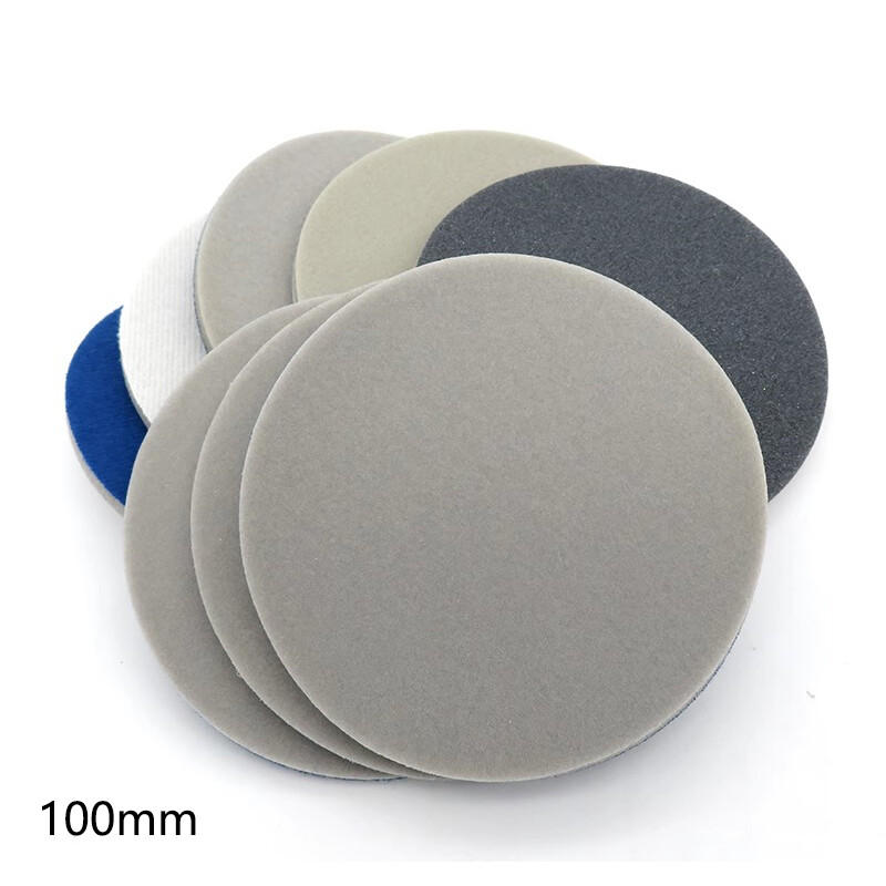 100mm 4 Inch Hook & Loop Sponge Sandpaper 300-3000 Grit Wet and Dry Sanding Disc