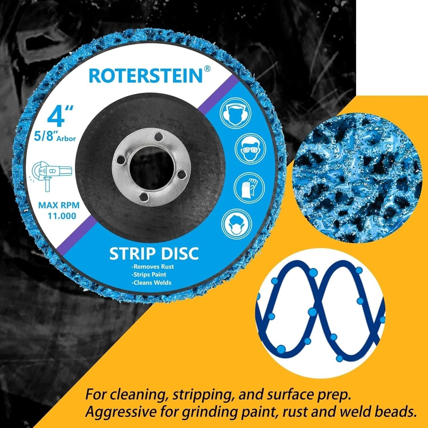 4″ Stripping Wheel 20pc – Fast Rust Paint Removal for Grinder