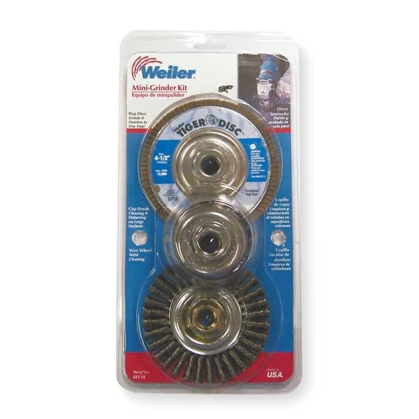 Weiler 97417 Mini Grinder Kit, 3 Pc