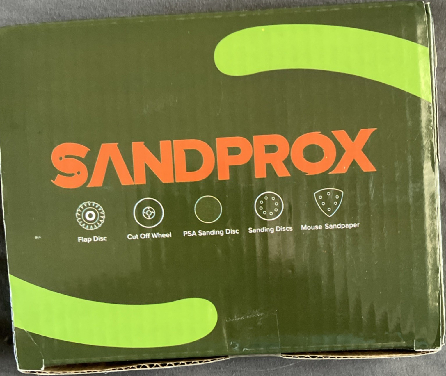 SANDPROX 5.5″ Gold Fine 240 Grit Sanding Discs, 40 Pack X00430SQEV