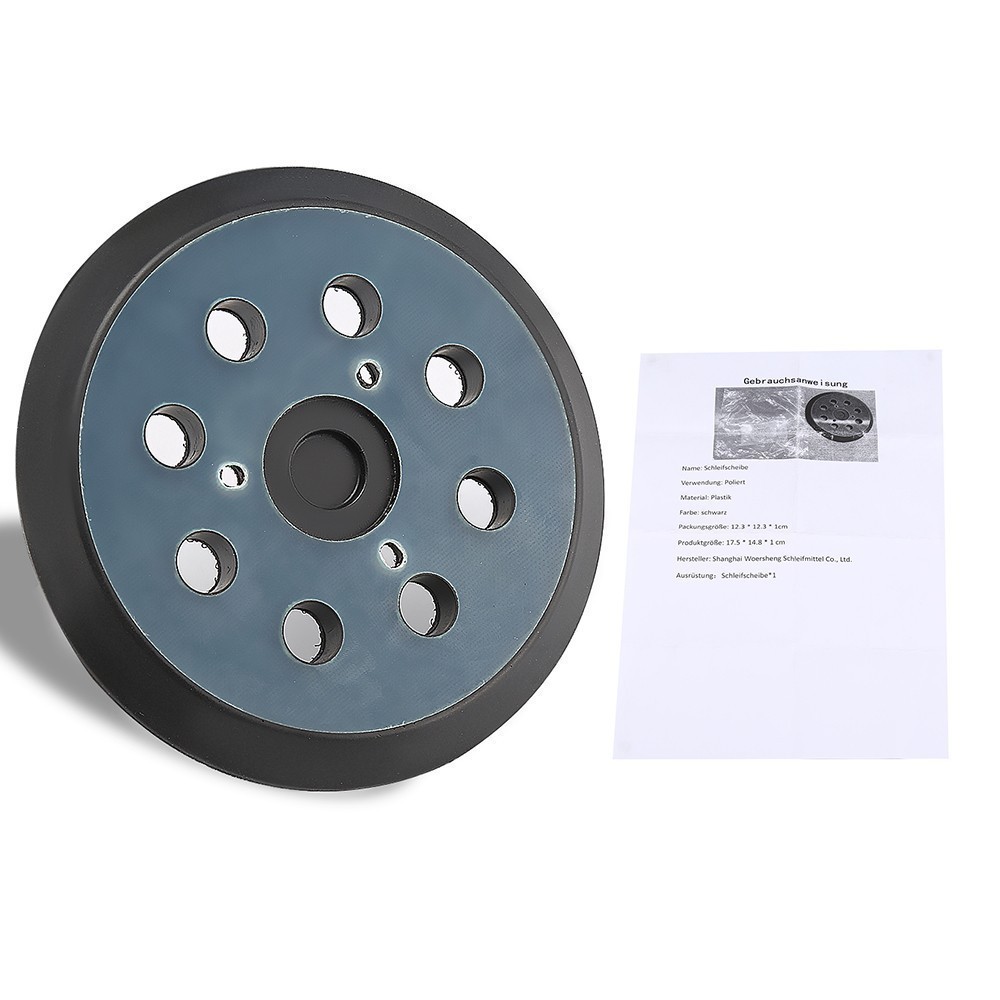 2x 5inch Orbital Sander Replacement Pad Hook Loop for Dewalt/Makita/Porter Cable