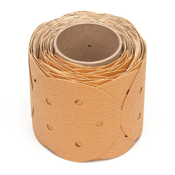 Stikit Paper Disc Roll 363I, 5″ x NH, 5 Hole, 60 F-weight, D/F, Die 500FH