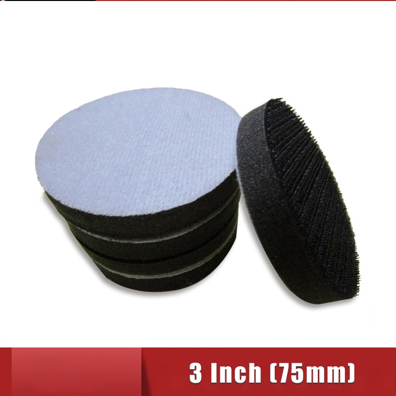 3 Inch 75mm Soft Sponge Cushion Interface Buffer Backing Pads For Sanding Pad