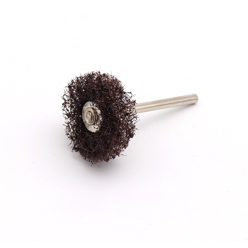 2.35mm Shank Fiber Scouring Pad Grinding Head Rotary Tool For Polishing Sanding
