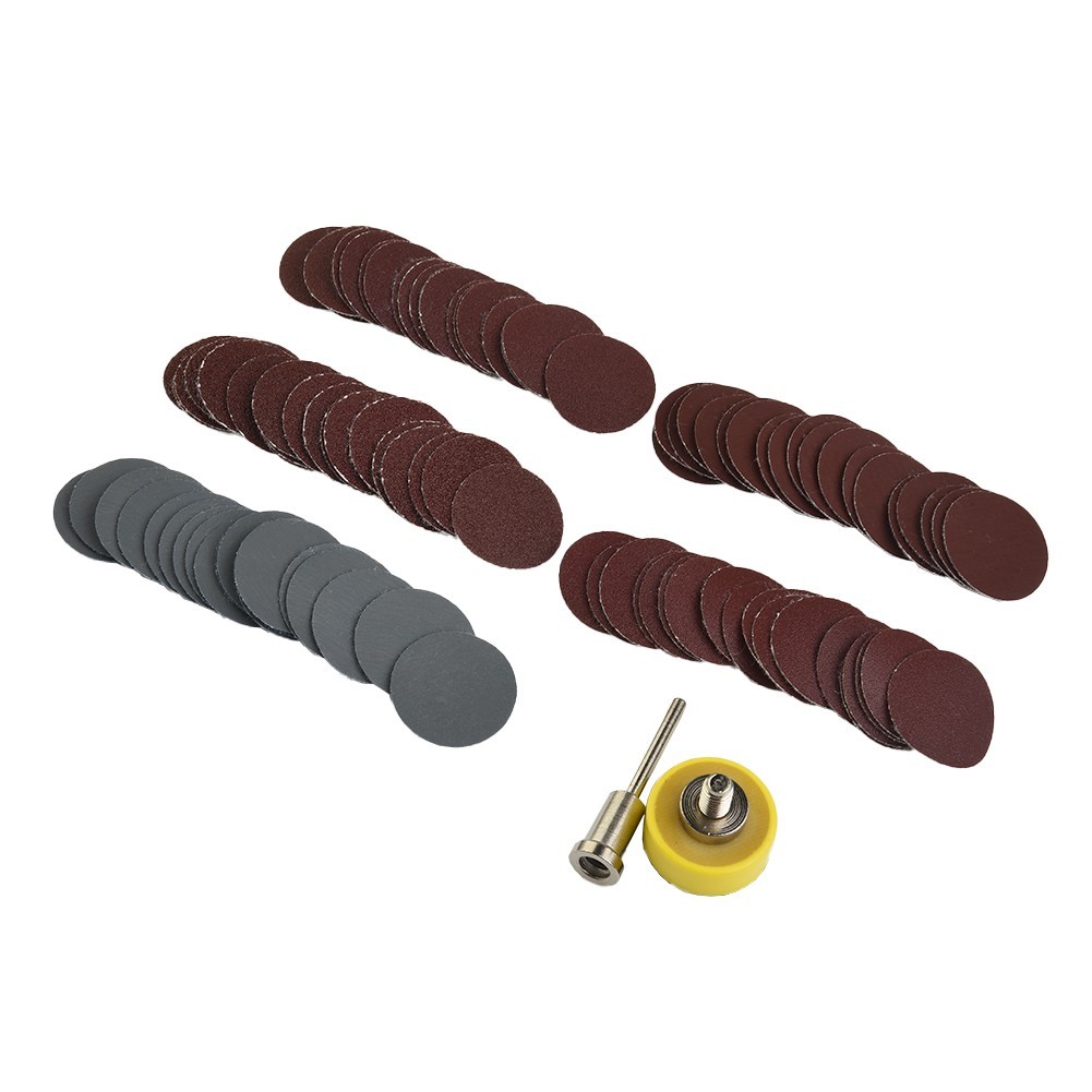 25mm 1 Sanding Sander Backing Pad Rotary Drill Bit Sandpaper Disc Tool Set Tool