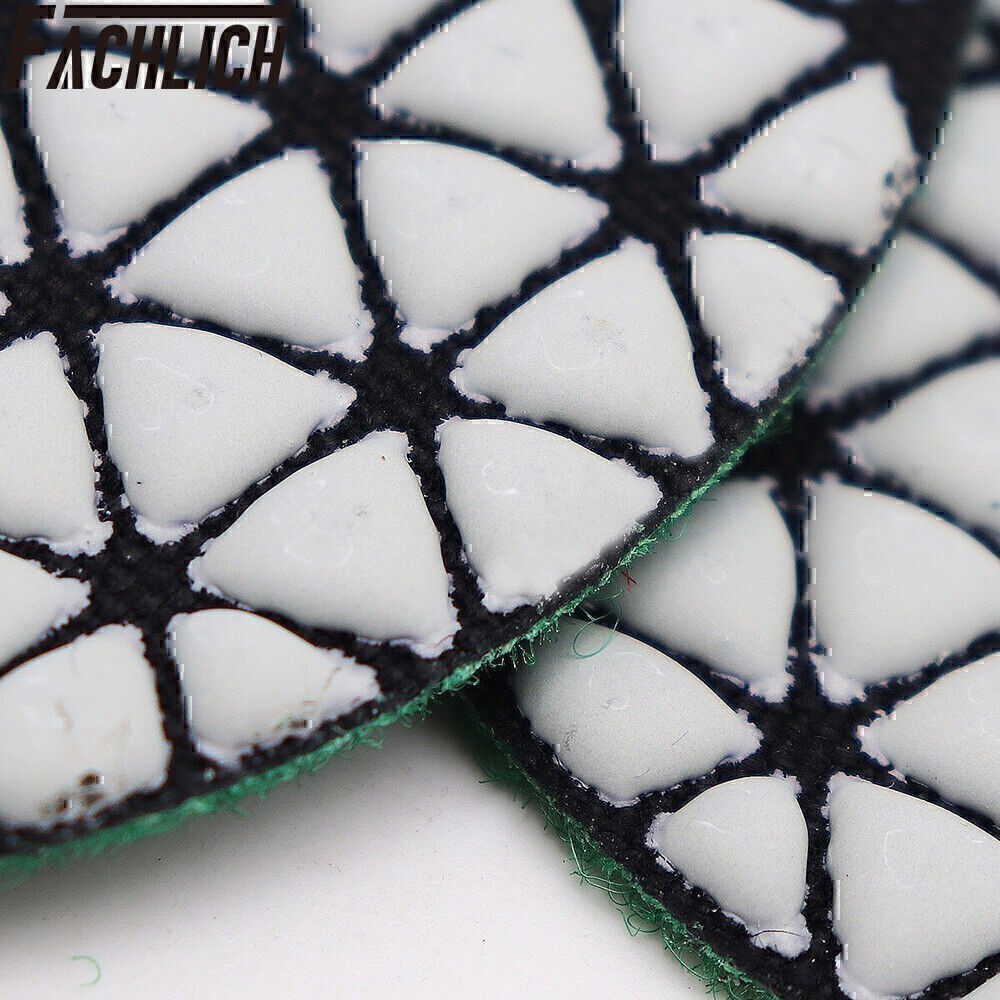 7pcs 4″ / 100mm Dry Diamond Polishing Pads Sanding Grinding Disc for Granite