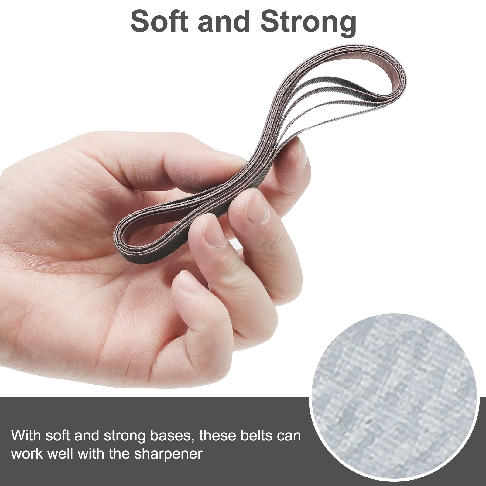 45x 80-5000Grit 1/2″ X 12″ Sharpener Sanding Belt For Work Sharp Knife Sharpener