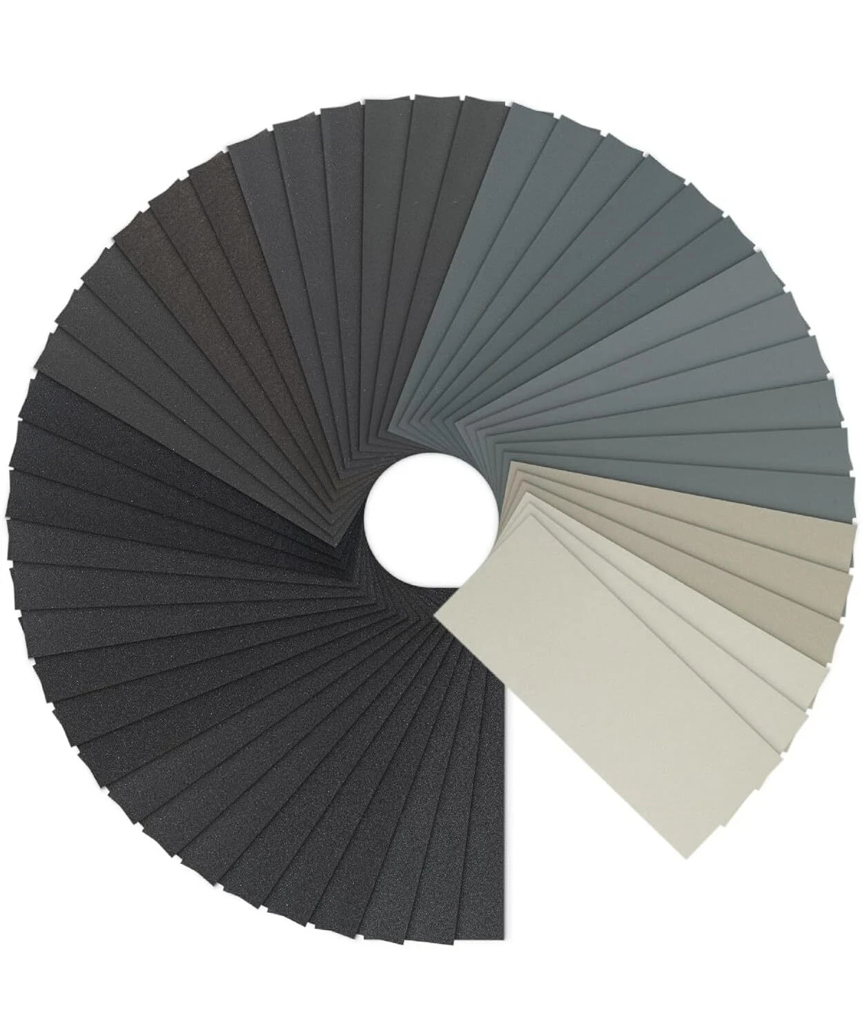 48pcs Sandpaper Sheets Assortment Sand Paper Wet Dry 120 to 5000 Grit Wood Metal