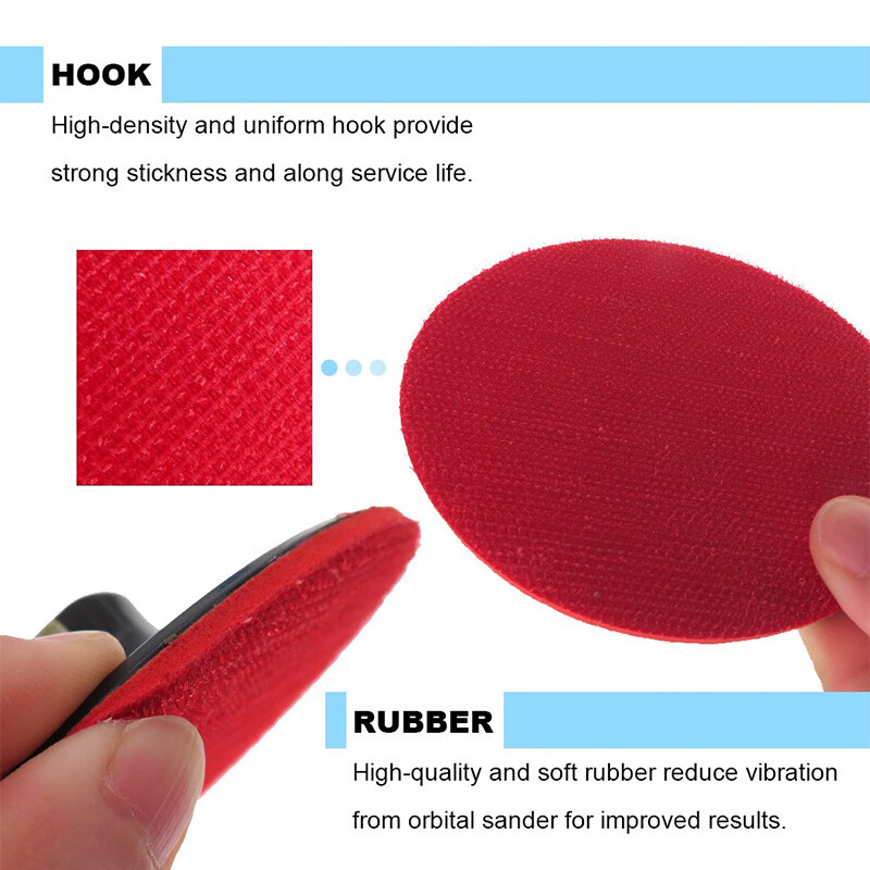 4 Inch 100mm Hook & Loop Backing Pad Polishing Sanding Angle Grinder M10 Thread