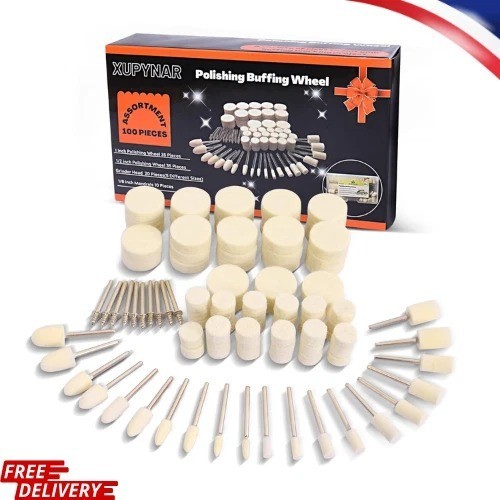 100PCS Polishing Buffing Wheel for Dremel Polishing Kit, Polishing Wheel for Dre