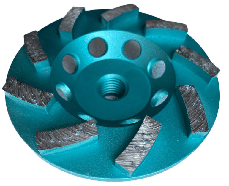 4 Inch Turbo Cup Wheel for Stock Removal cut Concrete and Masonry 5/8″-11 Thread