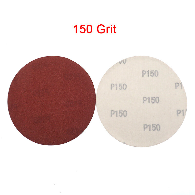 6″ 150mm Hook and Loop Sanding Discs Sandpaper Glued Backing Pads 60 – 2000 Grit
