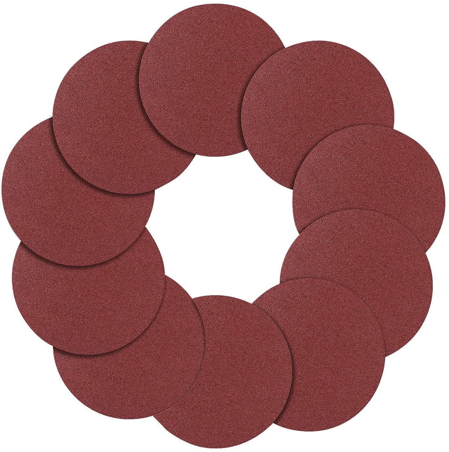 100PCS 6 inch PSA Self Adhesive Sanding Discs 60-1000 Grit Sticky Back Sandpaper