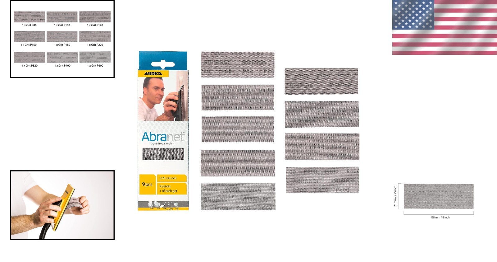 Industrial Grade Sanding Sheets Assortment