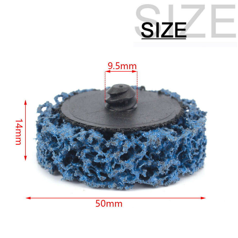 2″ 50mm Quick Change R-Type Roll Easy Strip & Clean Discs For Paint Rust Removal