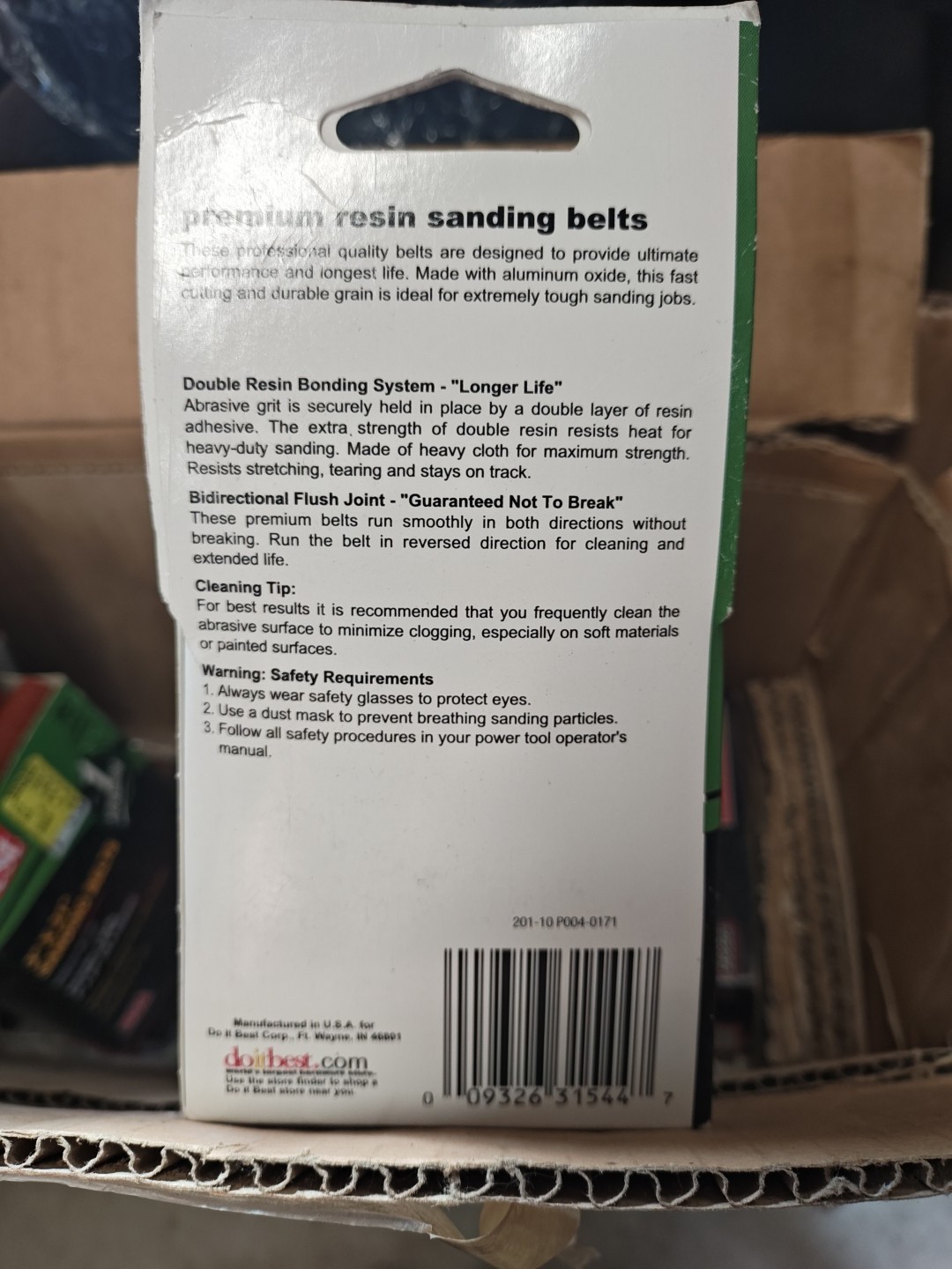 2/pc 3″ X 24″ Sanding Belts 50 Grit Extra Coarse