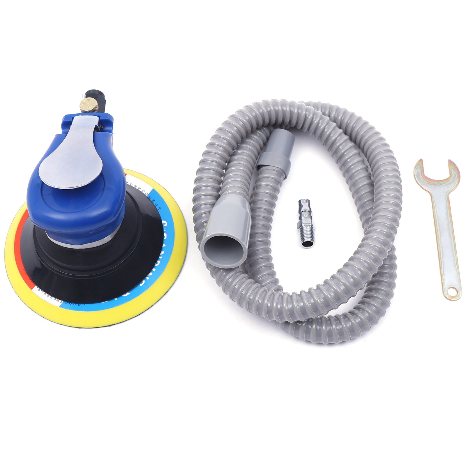 6″ Air Palm Orbital Sander Tool Hand Sanding Pneumatic Round 10000 RPM Auto DIY