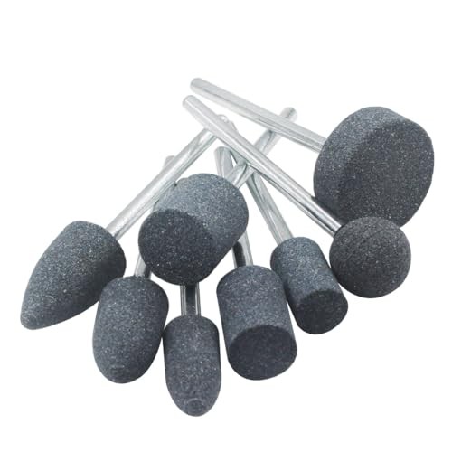 80mm Extra Long Shank Drill Grinding Stone Sets, Extended 1/4″ Shank Aluminum