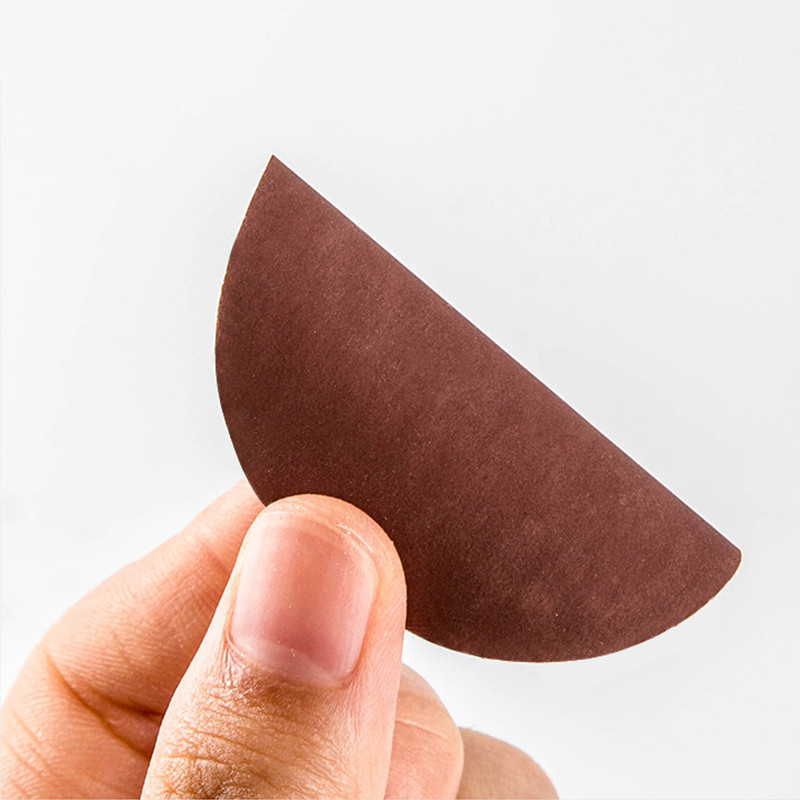 75mm-3″Inch Flocking Dry Sanding Discs Hook and Loop Sandpaper Pads Red Sand
