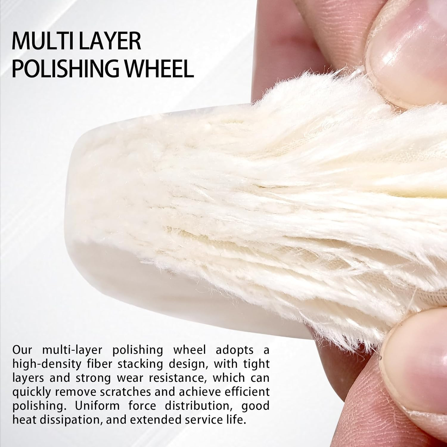 6PCS Buffing Wheels for Drill and 3 PCS Polishing Compounds, Wheel Polishing Kit
