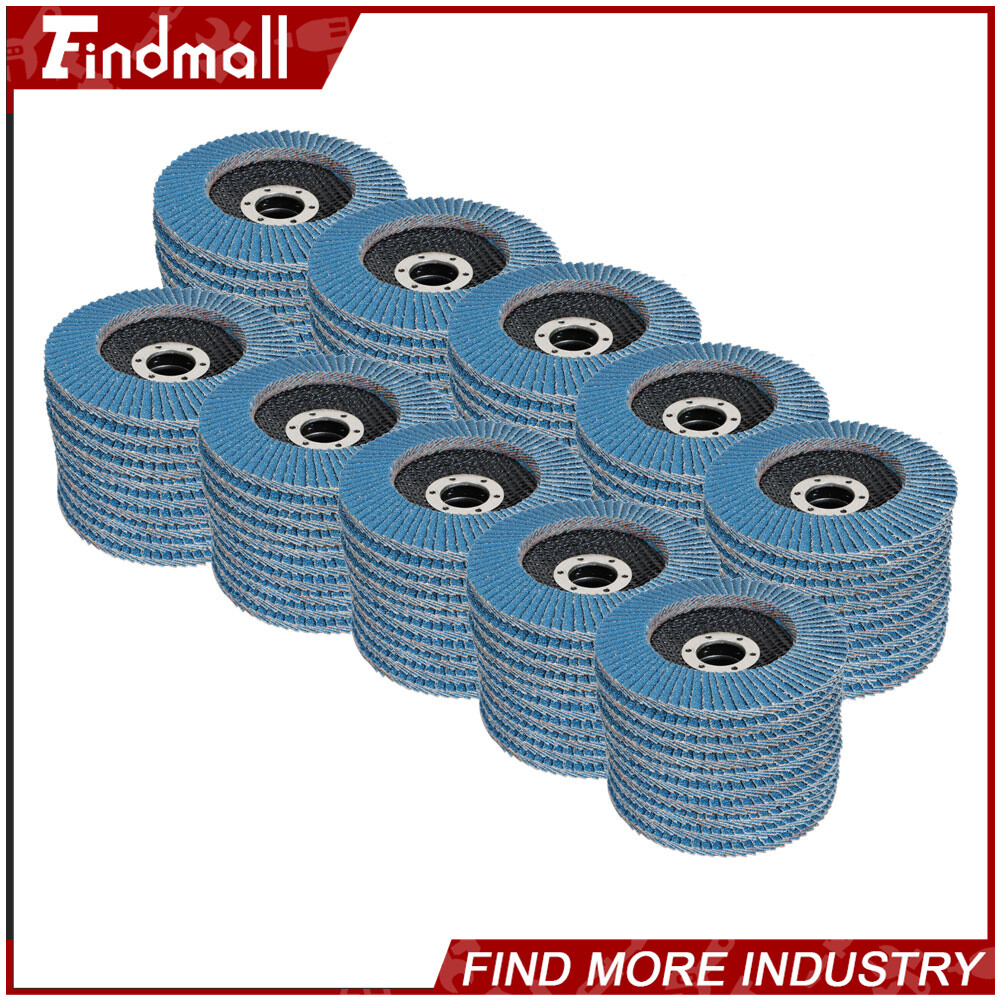 Findmall 4-1/2” x 7/8” Flap Discs T29 Premium Zirconia Sanding Grinding Discs
