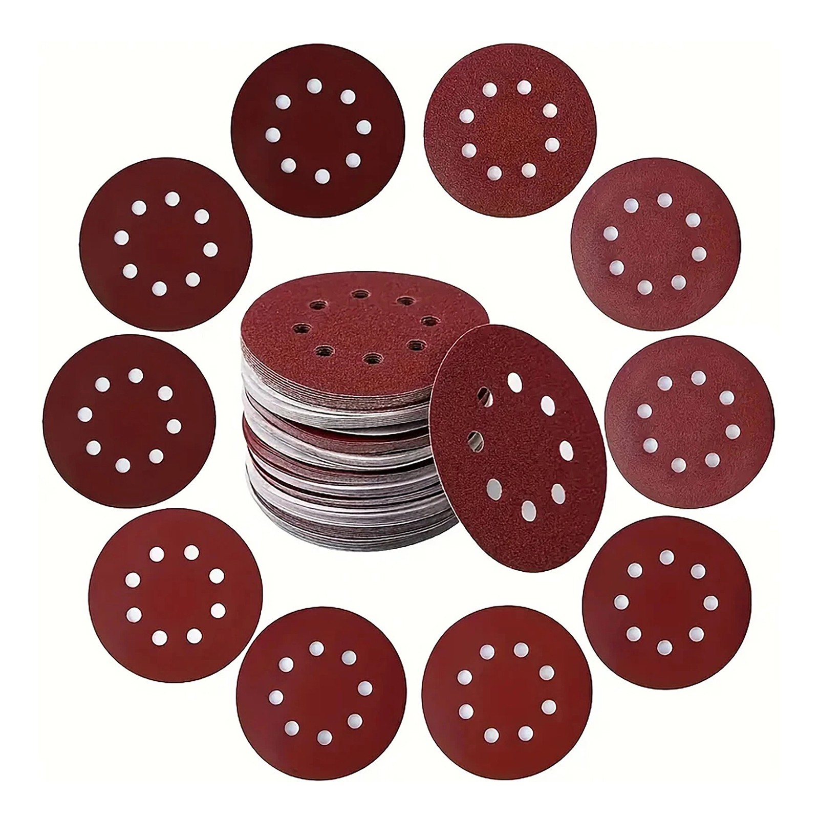 225mm 9″ Sanding Discs 40 – 600 Grit Orbital Sander 8 Hole Pads Premium quality