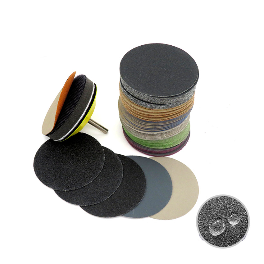 3” 75mm Wet or Dry Sanding Disc Hook & Loop Sandpaper Sander Pad 60-10000 Grit