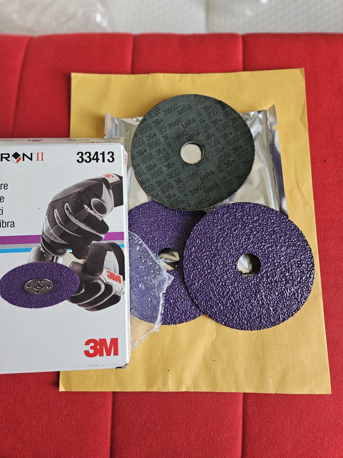 3M Cubitron II Abrasive Fibre Disc 33413 ( 7/8 in × 5 In ) 36+ *** PLEASE READ*