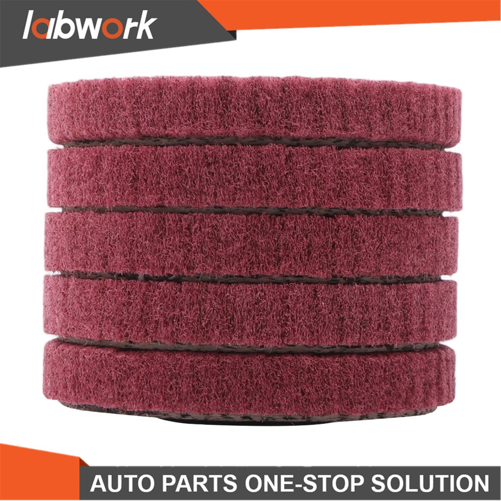 Labwork 10 Pack 4-1/2″ x 7/8″ 180 & 320 Grit Scour Flap Disc for Angle Grinder