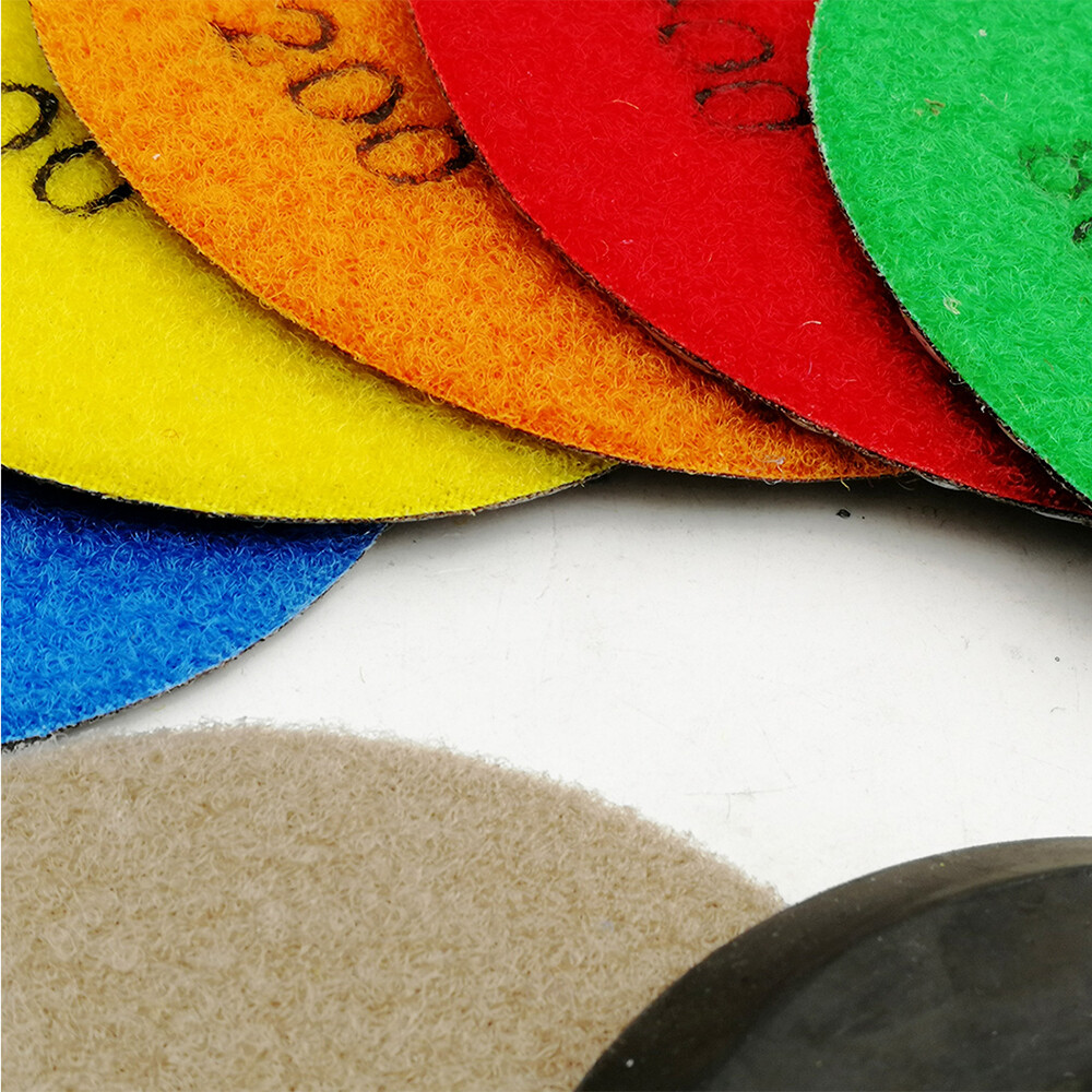 4Inch Diamond Polishing Pads Granite Marble Sanding Discs 5/8-11 backer