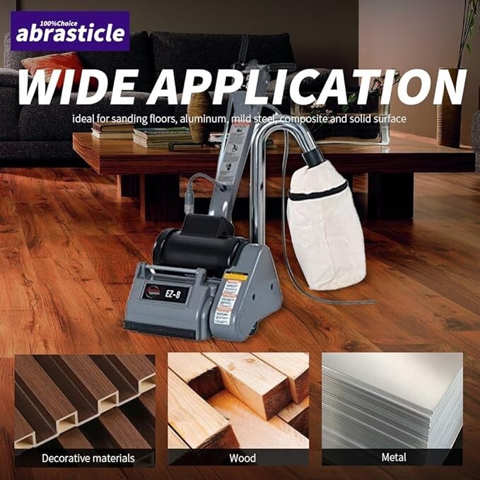 Abrasticle 8 x 19 inch Cloth Floor Sanding Belts
