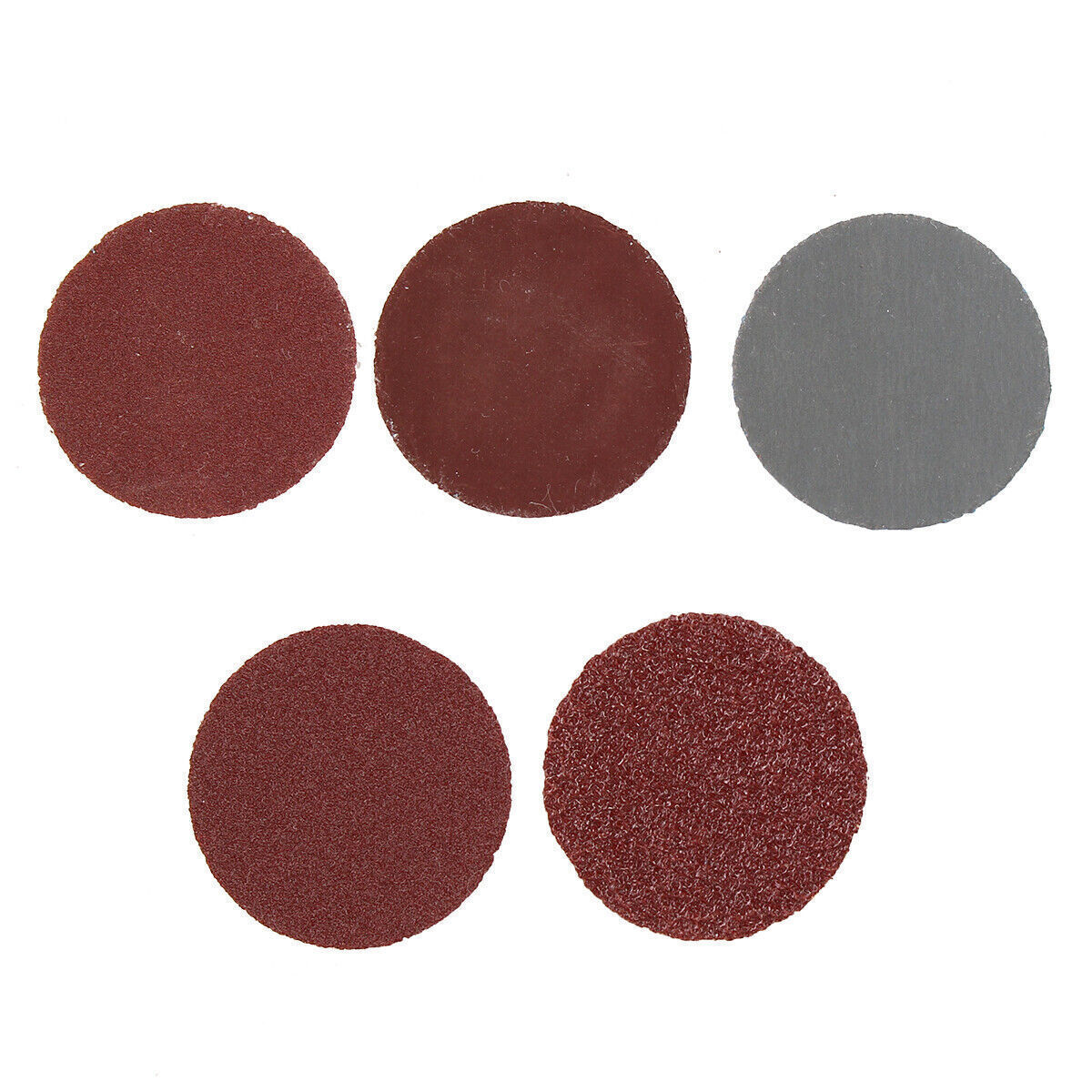 100x Sanding Disc Sand Paper Hook Loop Sander + Backer Pad+M6 Drill Adapter