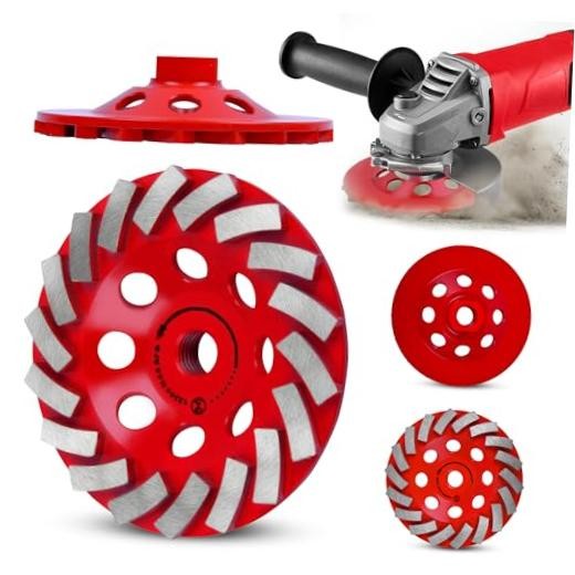 Diamond Grinding Wheel 4 1/2 inch for Angle Grinder, Concrete Grinding Wheel